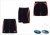 Bowdon HC Men's X Tec Style Black Red With White Piping Playing Short
