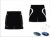 Evo Style Men's Black White Short
