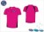 OHUA Umpires Pink Black Men's Polo Shirt