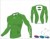 Tempest Bio Tec Unisex Light Green White Long Sleeve Undershirt