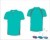 Umpire Style Men's Blue Grey Polo Shirt