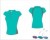Umpire Style Women's Blue Grey Polo Shirt