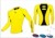 Tempest Bio Tec Unisex Yellow Black Long Sleeve Undershirt