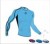 Tempest Umpire Style Unisex Light Blue Black Long Sleeve Undershirt