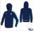 West Herts HC X Tec Style Unisex Navy Light Blue White Hooded Sweatshirt
