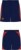 Burnt Ash Men's Navy Red With Yellow Piping Playing Shorts