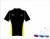 Lincolnshire Hockey Umpires Style Men's Black Yellow Polo Shirt