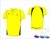 OHUA Umpires Style Men's Yellow Black Polo Shirt