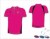 East Hockey Umpires Style Men's Pink Black Polo Shirt