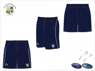 Alton HC Men's Xpression Style Navy With White Piping Playing Short