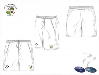 Alton HC Men's Xpression Style White Playing Short