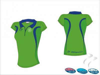 Ballymena HC Women's Evo Style Green Royal Playing Shirt