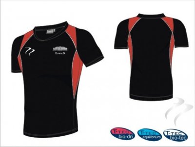 Bowdon HC Men's X-Tec Style Black Red White Training Shirt