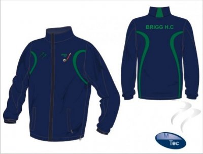Brigg HC Unisex  Evo Style Navy Green Splash Jacket