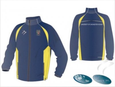 Chichester University HC Unisex  X Tec Style Navy Yellow White Splash Jacket