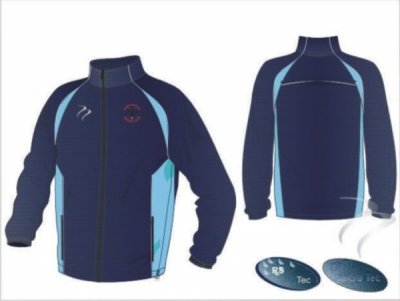 Darlington  HC Unisex  X Tec Style Navy Light Blue White Splash Jacket