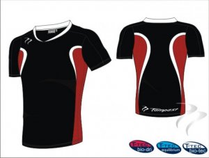 Evo Style Men's Black Red White Men Playing Shirt