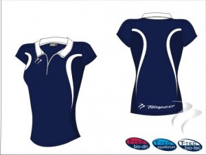 Evo Style Women's Navy White Playing Shirt