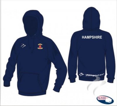 Hampshire Coaches Unisex Classic Style Navy Hooded Sweatshirt & Tracksuit Bottom