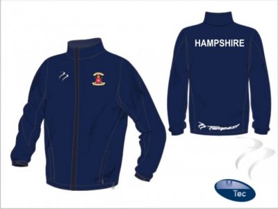 Hampshire Coaches Tempest Classic Navy Tracksuit Top & Bottom Set