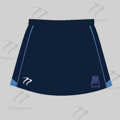 HW HC Old Style Women's Navy Light Blue White Women Skort