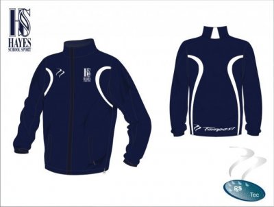 Hayes School Women's Evo Style Navy White Splash Jacket