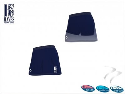 Hayes School Women's Classic Style Navy Skort