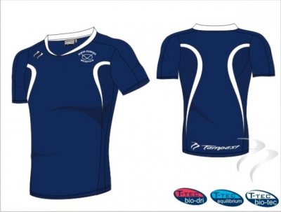 North Stafford HC Men's Evo Style Navy White Men Playing Shirt