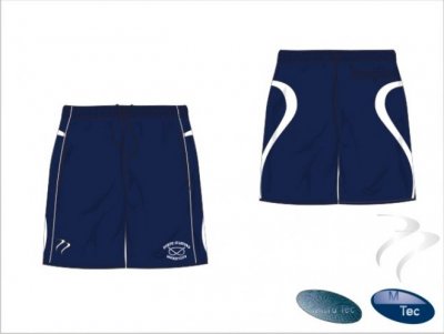 North Stafford HC Men's Evo Style Navy  White Playing Short