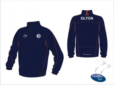 Olton & WW HC Unisex Fleece Inner Navy Maroon White Tracksuit Top