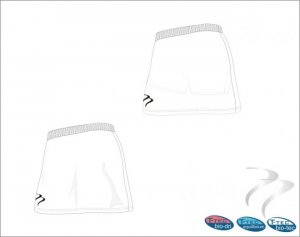 Tempest Classic Women's White Skort