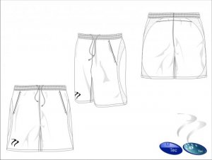 Xpression Style Men's White Playing Short
