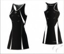 Bio Tec Black White Women's Netball Dress