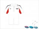 Bowdon HC Men's White Red Black Polo Shirt