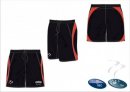 Bowdon HC Men's X Tec Style Black Red With White Piping Playing Short