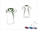 Bromsgrove HC Women's Evo Style White Green Playing Shirt