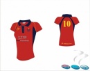 Burnt Ash HC Club Style  Men's Red Yellow White Playing Shirt
