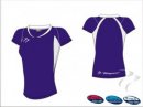 Club Style  Women's Purple White Playing Shirt