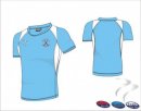 Darlington HC Men's X Tec Style Light Blue White Playing Shirt