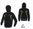 East Hockey Umpires EVO Style Unisex Black Yellow Hooded Sweatshirt