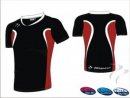 Evo Style Men's Black Red White Men Playing Shirt