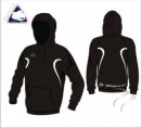 Evo Style Black White Unisex Hooded Sweatshirt