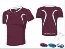 Evo Style Men's Maroon White Men Playing Shirt