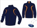 EVO Style Unisex Navy Orange Tracksuit Top