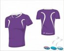 Evo Style Men's Purple White Men Playing Shirt