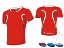 Evo Style Men's Red White Men Playing Shirt
