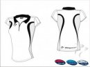 Evo Style Women's White Black Playing Shirt