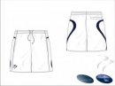 Evo Style Men's White Navy Short