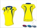 Evo Style Women's Yellow Royal Playing Shirt