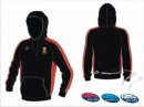 Fareham HC Unisex X Tec Style Black Red  White Hooded Sweatshirt